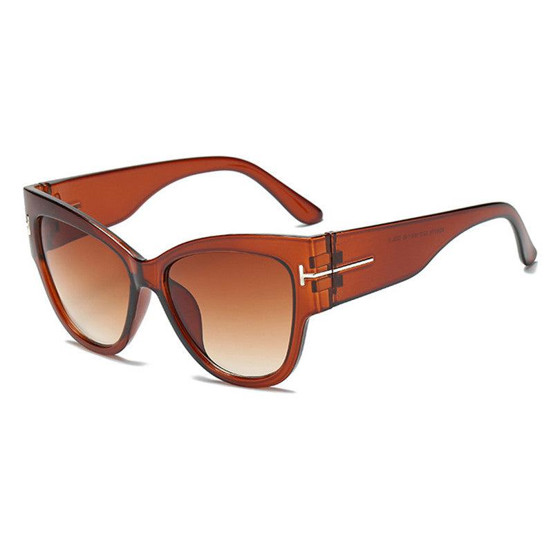 Classic Cat Eye Big Oversized Thick Gothic Plastic Vintage Sunglasses