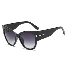 Classic Cat Eye Big Oversized Thick Gothic Plastic Vintage Sunglasses