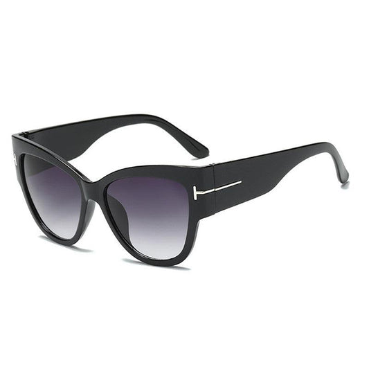 Classic Cat Eye Big Oversized Thick Gothic Plastic Vintage Sunglasses