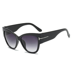 Classic Cat Eye Big Oversized Thick Gothic Plastic Vintage Sunglasses
