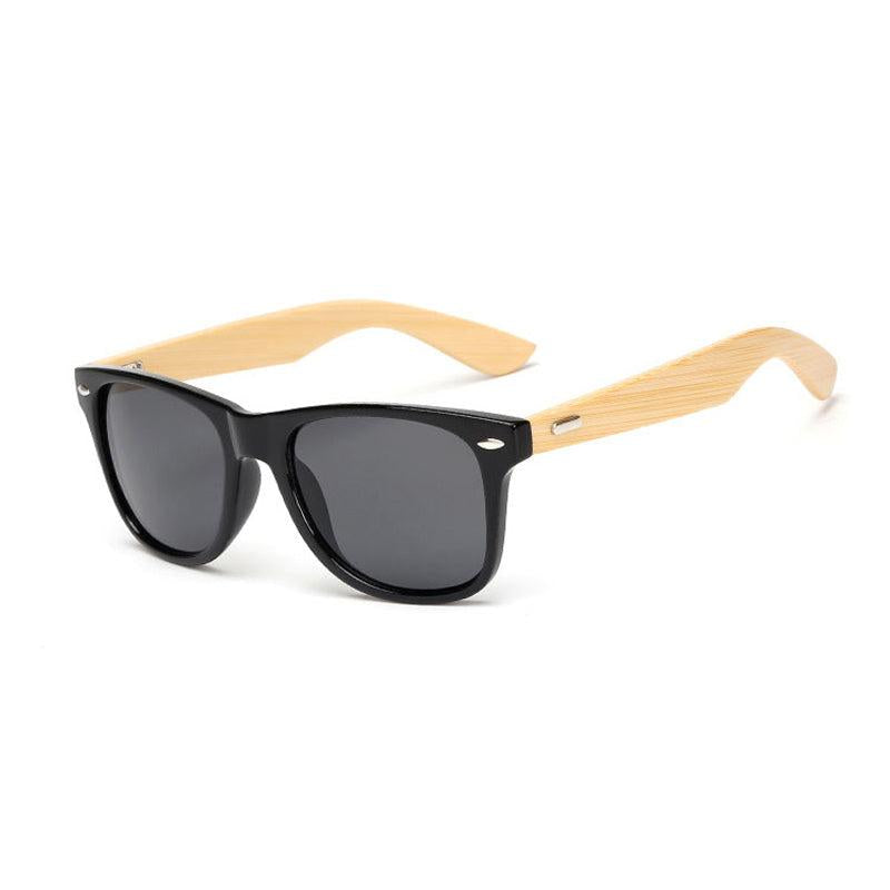 Wood Sunglasses Square Bamboo Mirror Sun Glasses Retro De Sol Masculino
