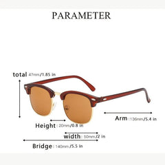 Vintage Square Sunglasses Women's Classic Trends Unisex