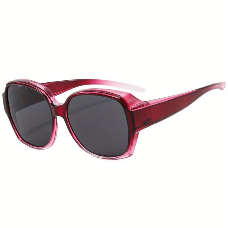 Polarized Wear Over Sunglasses TR90 Fit Over Glasses for Driving Cycling Fishing