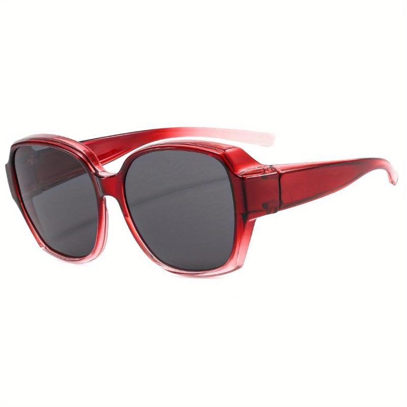 Polarized Wear Over Sunglasses TR90 Fit Over Glasses for Driving Cycling Fishing