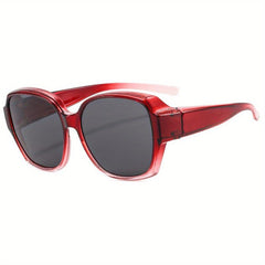 Polarized Wear Over Sunglasses TR90 Fit Over Glasses for Driving Cycling Fishing