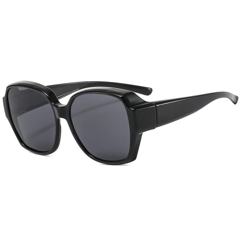 Polarized Wear Over Sunglasses TR90 Fit Over Glasses for Driving Cycling Fishing