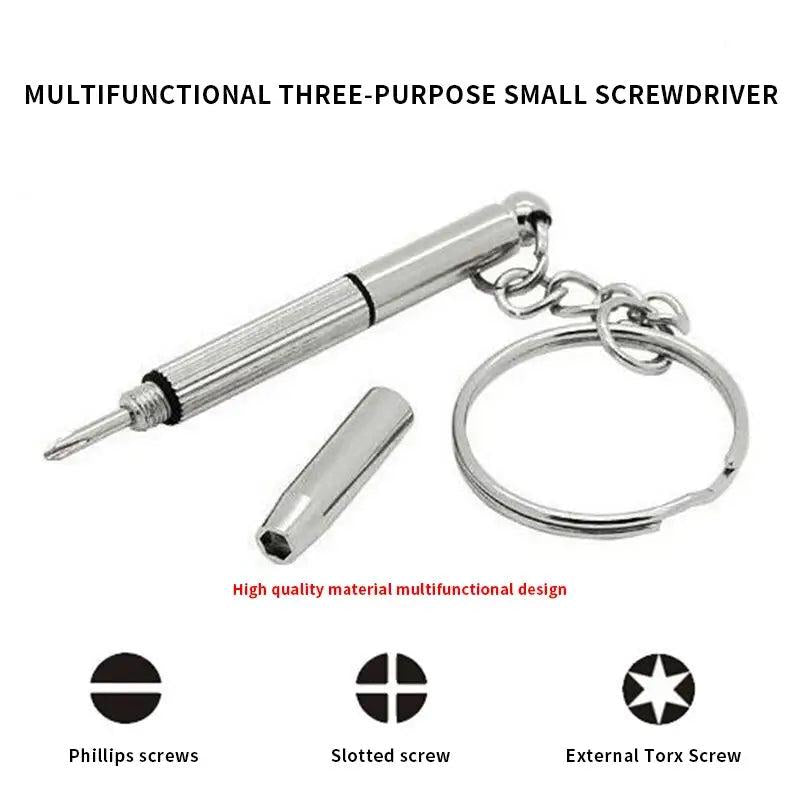 3-in-1 Glasses Screwdriver Portable Repair Tool