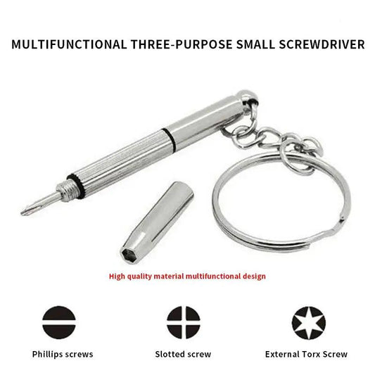 3-in-1 Glasses Screwdriver Portable Repair Tool