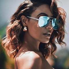 Aviator Gradient Lens Sunglasses UV Protection
