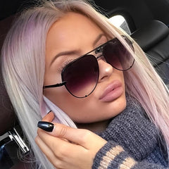 Aviator Gradient Lens Sunglasses UV Protection
