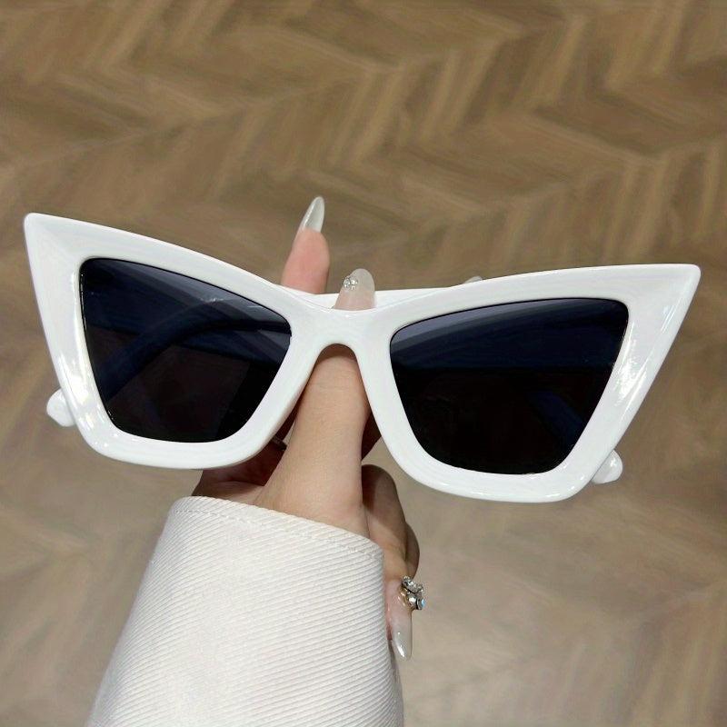 Oversized Cat Eye Sunglasses Vintage Gradient Frame Glasses UV400