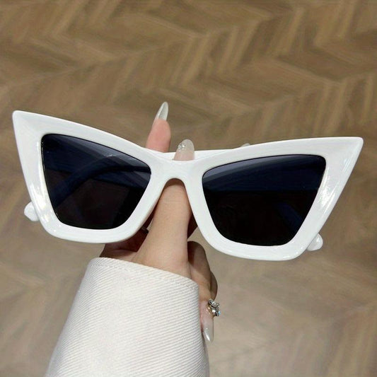 Oversized Cat Eye Sunglasses Vintage Gradient Frame Glasses UV400