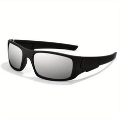 Wrap Around Sunglasses for Men Women Square Outdoor Sports Glasses UV400