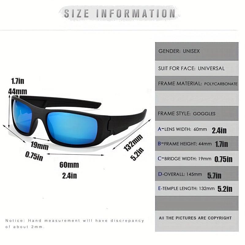 Wrap Around Sunglasses for Men Women Square Outdoor Sports Glasses UV400