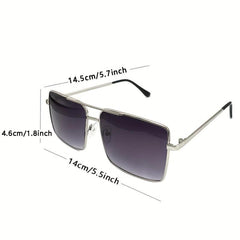 Men's Outdoor Sunglasses Square Metal Glasses