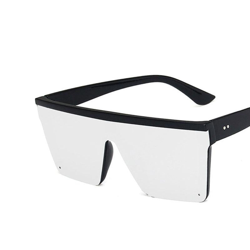 Vintage Oversized Square Sunglasses Sun Protection Lenses