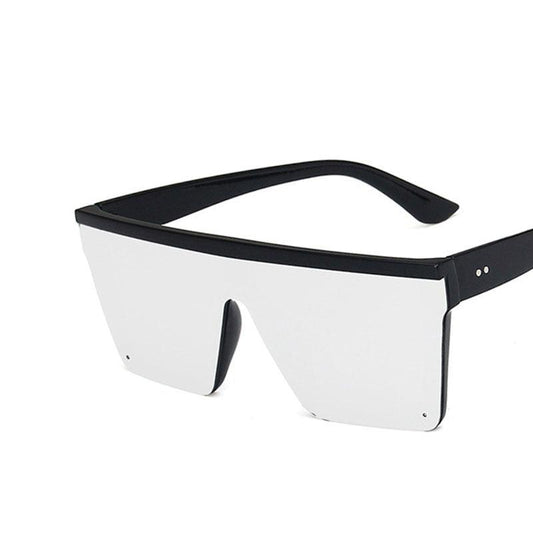 Vintage Oversized Square Sunglasses Sun Protection Lenses
