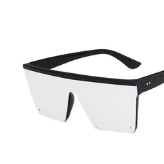 Vintage Oversized Square Sunglasses Sun Protection Lenses