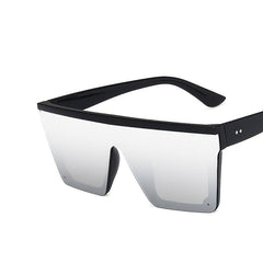 Vintage Oversized Square Sunglasses Sun Protection Lenses