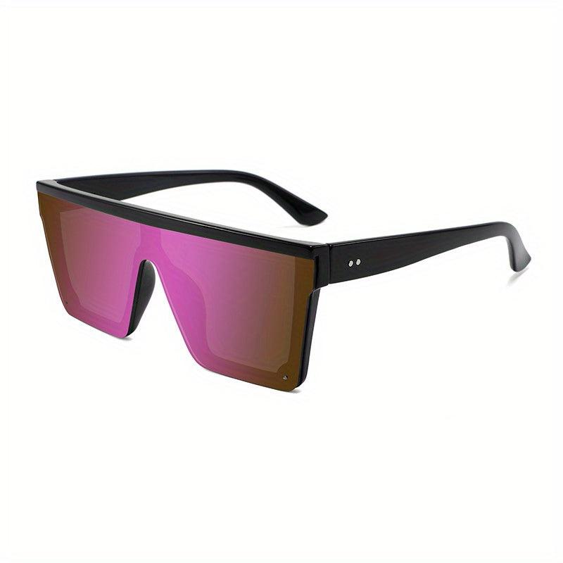 Vintage Oversized Square Sunglasses Sun Protection Lenses