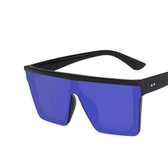 Vintage Oversized Square Sunglasses Sun Protection Lenses