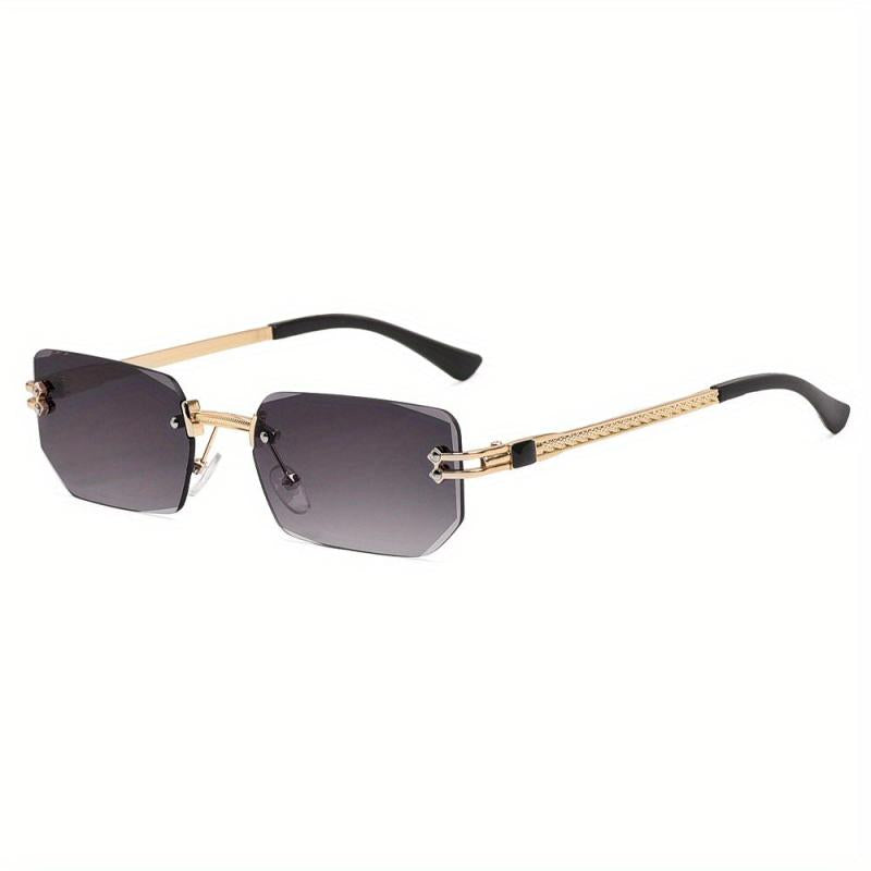 Rimless Gradient Sunglasses UV400 for Beach Party