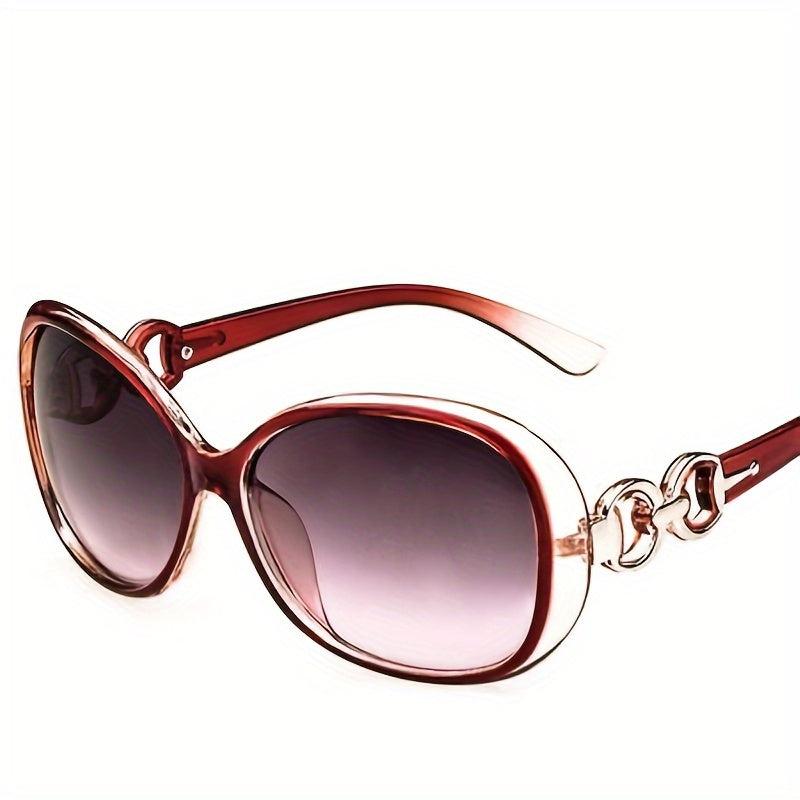 Oversized Oval Sunglasses Gradient Glasses UV400