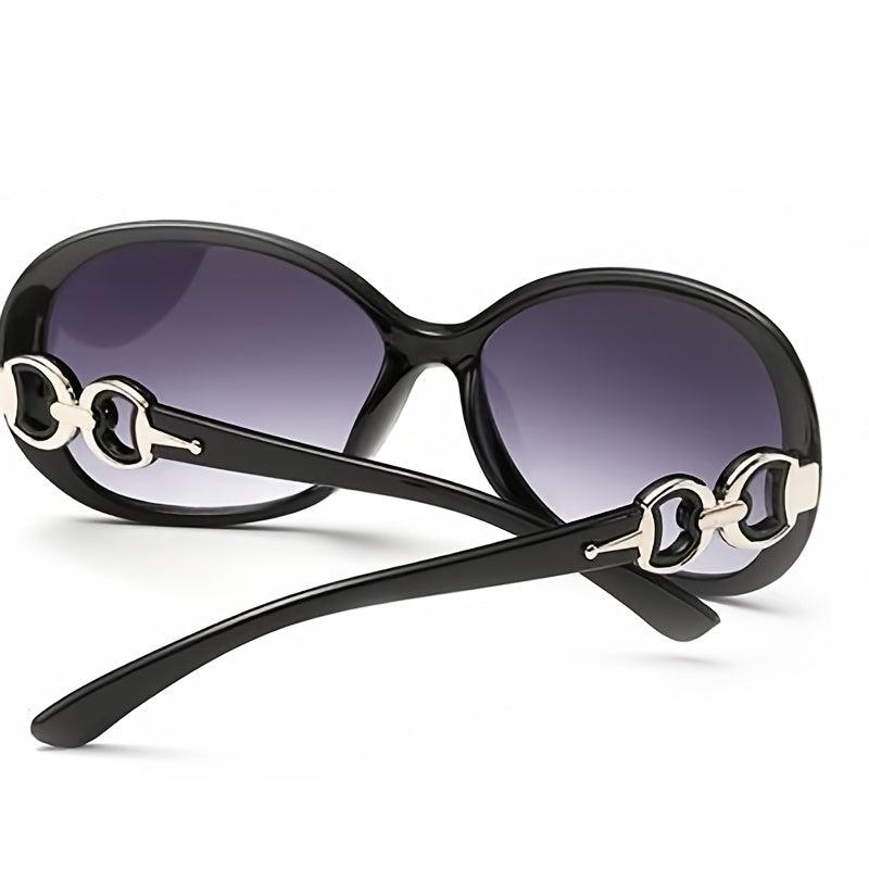 Oversized Oval Sunglasses Gradient Glasses UV400