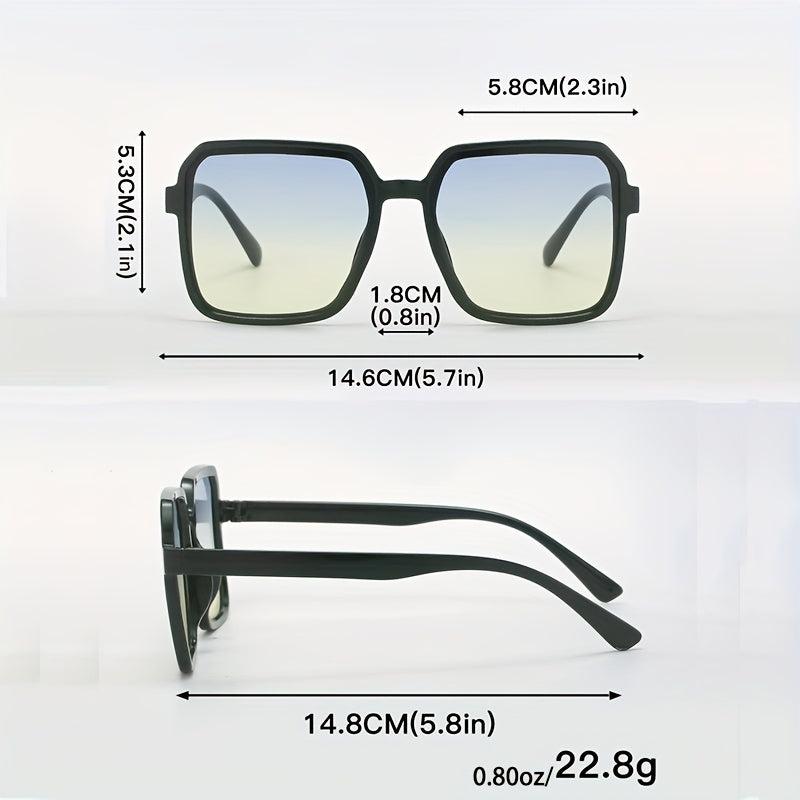 3 Pairs Square Sunglasses UV400 for Driving and Travel