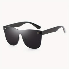 Y2K Rimless Sunglasses Cat Eye Glasses Lightweight UV400