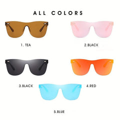 Y2K Rimless Sunglasses Cat Eye Glasses Lightweight UV400
