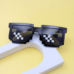 Y2K Mosaic Sunglasses For Women Men Funny Party Decorative Sun Shades