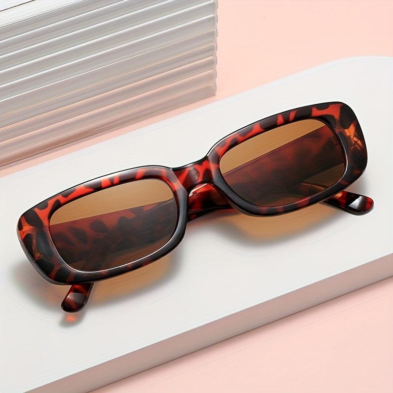 Vintage Rectangle Small Frame Sunglasses for Women