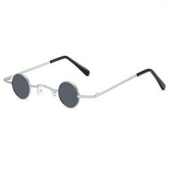 Punk Small Frame Sunglasses Hip Hop Round Frame Women Party Eyewear
