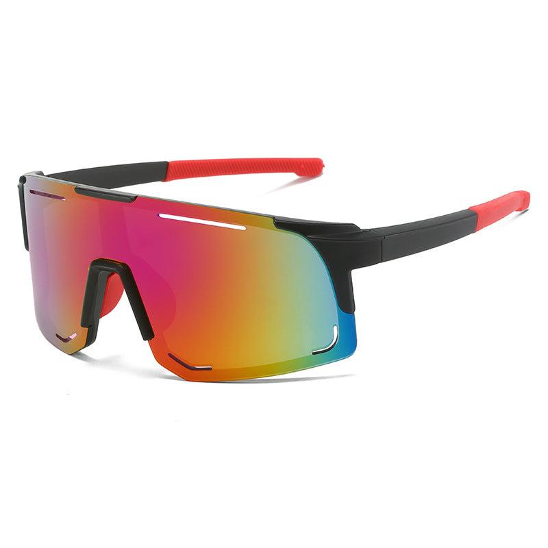 Y2K One piece Sunglasses Mirror Lens Sports Shield Glasses UV400