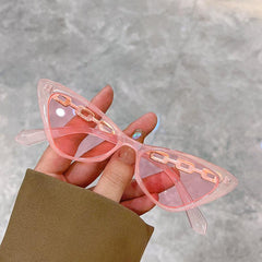 Cat Eye Sunglasses Vintage Tinted Lens Eyewear UV Blocking