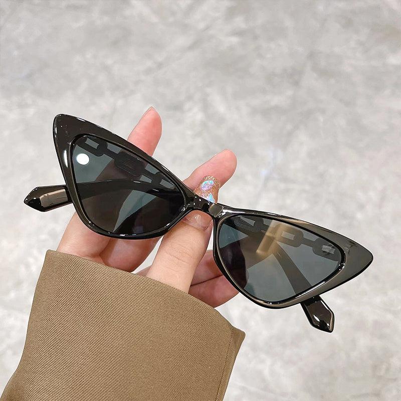Cat Eye Sunglasses Vintage Tinted Lens Eyewear UV Blocking