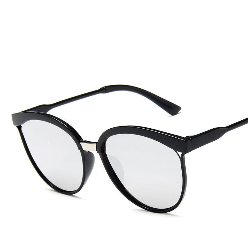 Oversize Round Frame Sunglasses Rapper Mirror Lens Outdoor Sunshade