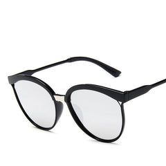 Oversize Round Frame Sunglasses Rapper Mirror Lens Outdoor Sunshade