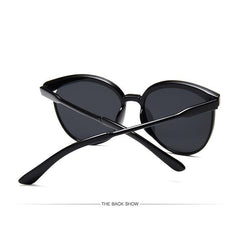 Oversize Round Frame Sunglasses Rapper Mirror Lens Outdoor Sunshade