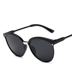 Oversize Round Frame Sunglasses Rapper Mirror Lens Outdoor Sunshade