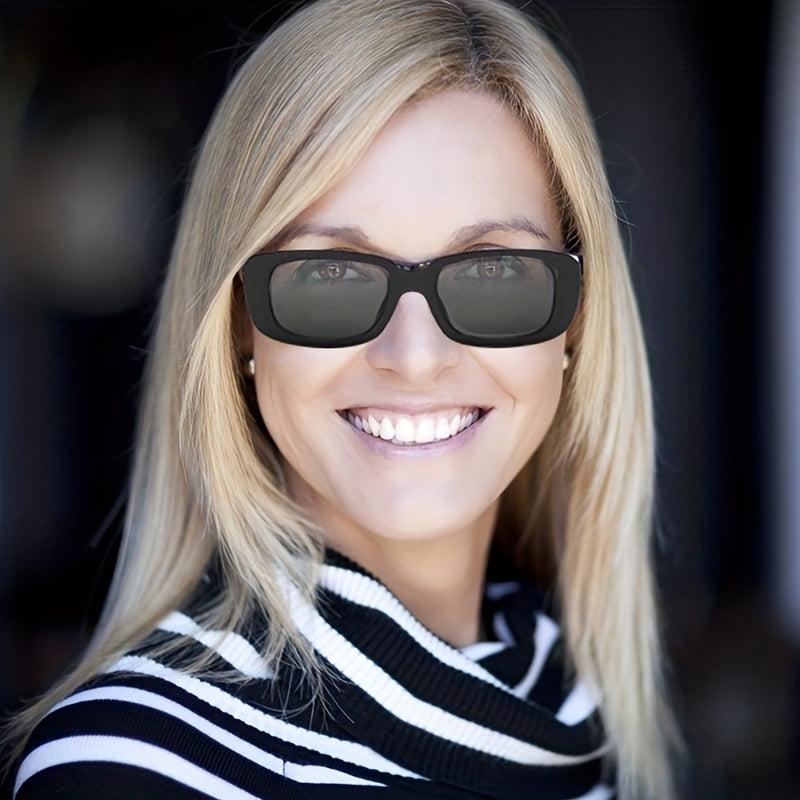 Rectangle Sunglasses UV400 Anti Glare Glasses for Driving Beach Travel