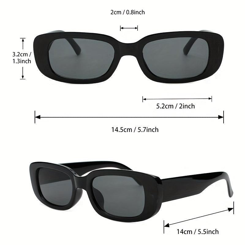 Men's Small Frame Sunglasses with Zipper Case