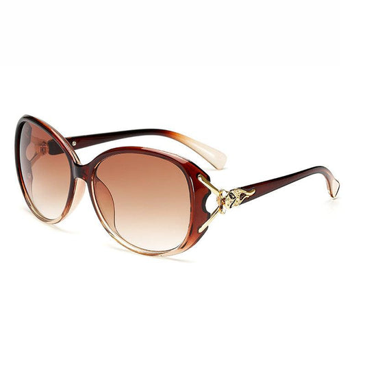 Oversized Polarized Fox Sunscreen Glasses for Women