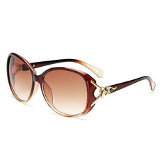 Oversized Polarized Fox Sunscreen Glasses for Women