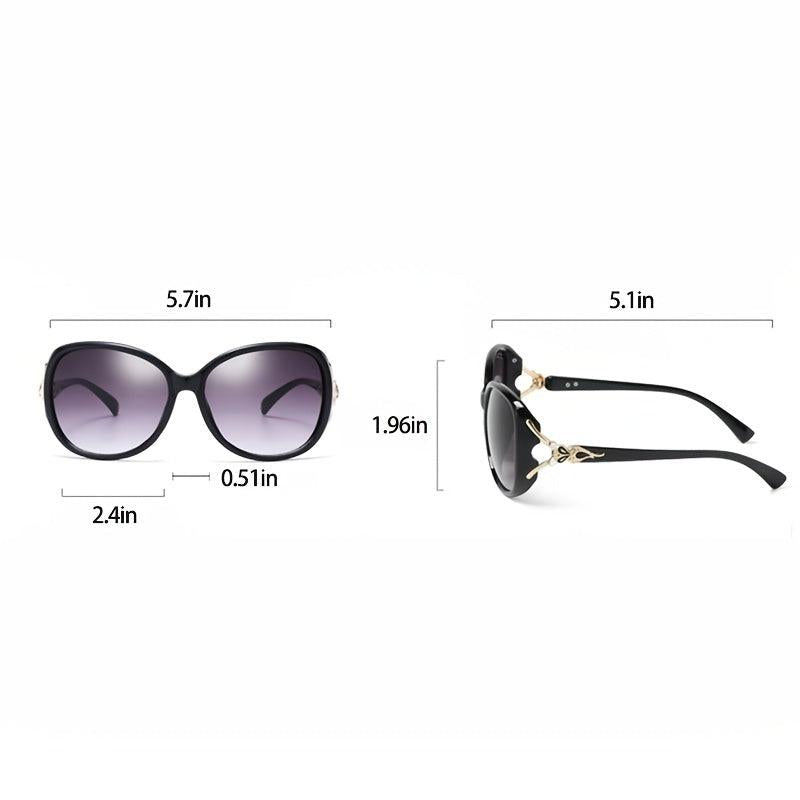 Oversized Polarized Fox Sunscreen Glasses for Women