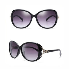 Oversized Polarized Fox Sunscreen Glasses for Women