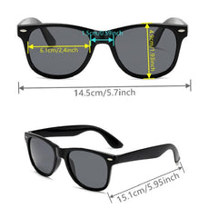 Polarized Square Sunglasses UV400 Protection Shades