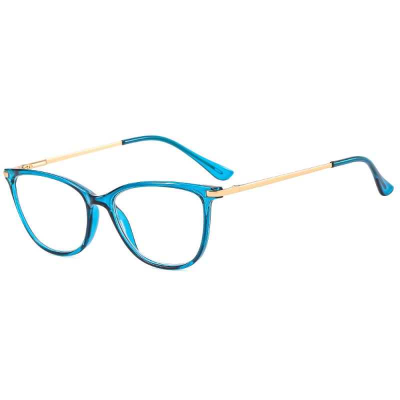Clear Lens Glasses Cat Eye Reading Eyeglasses LH3016 Wrap Around Eyewear