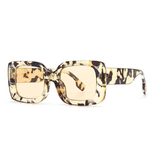 Vintage Square Polarized Sunglasses For Women 90s Rectangle Sun Glasses